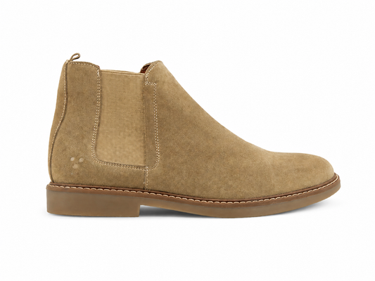 Botín Chelsea Gamuza Beige Triples Enzo 35800 para Caballero