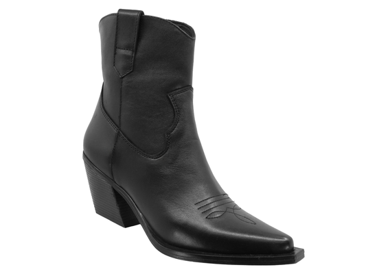 Bota Vaquera Texaban Alba 37660 Negro para Dama