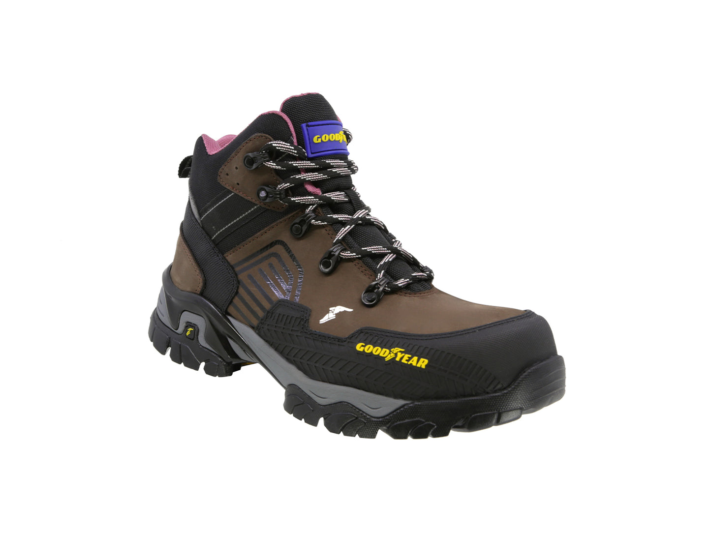 Bota Industrial Goodyear Safetrek GY 103 Café para Mujer