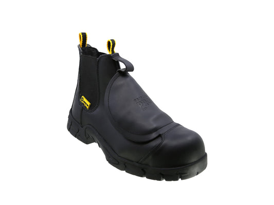 Bota de Seguridad Industrial Triples Pro Set 508 con Metatarso Negro para Caballero