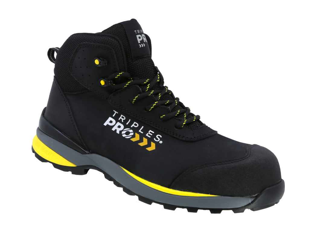 Bota de Seguridad Triples Pro Vaud 523 Negro para Caballero