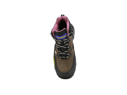 Bota Industrial Goodyear Safetrek GY 103 Café para Mujer
