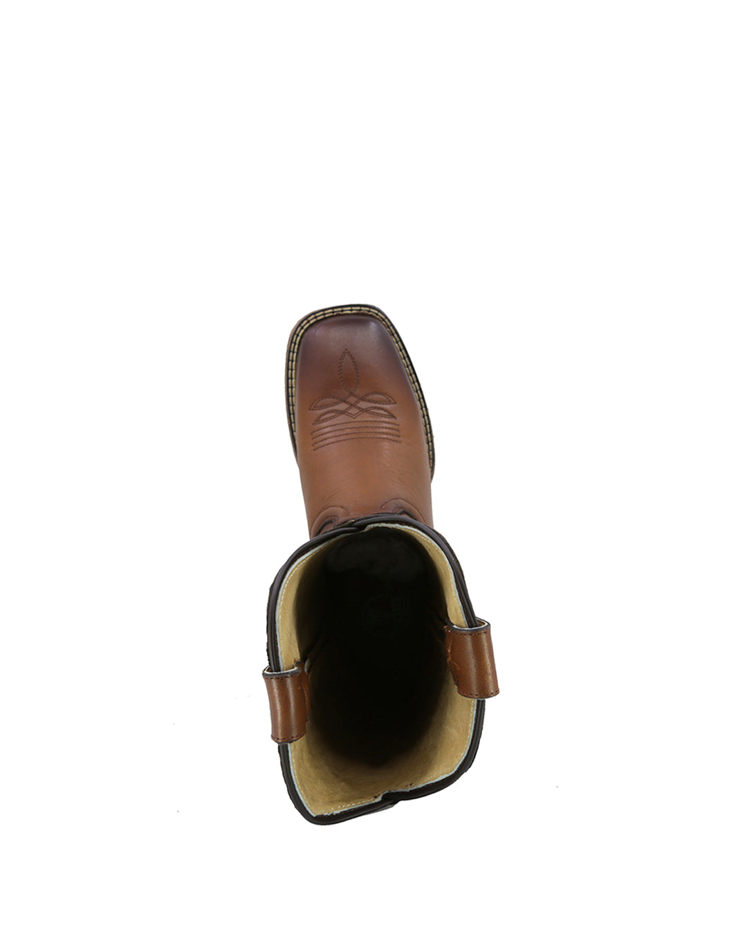 Bota Cowboy de Piel Texaban Texana 36210 Ocre para Mujer