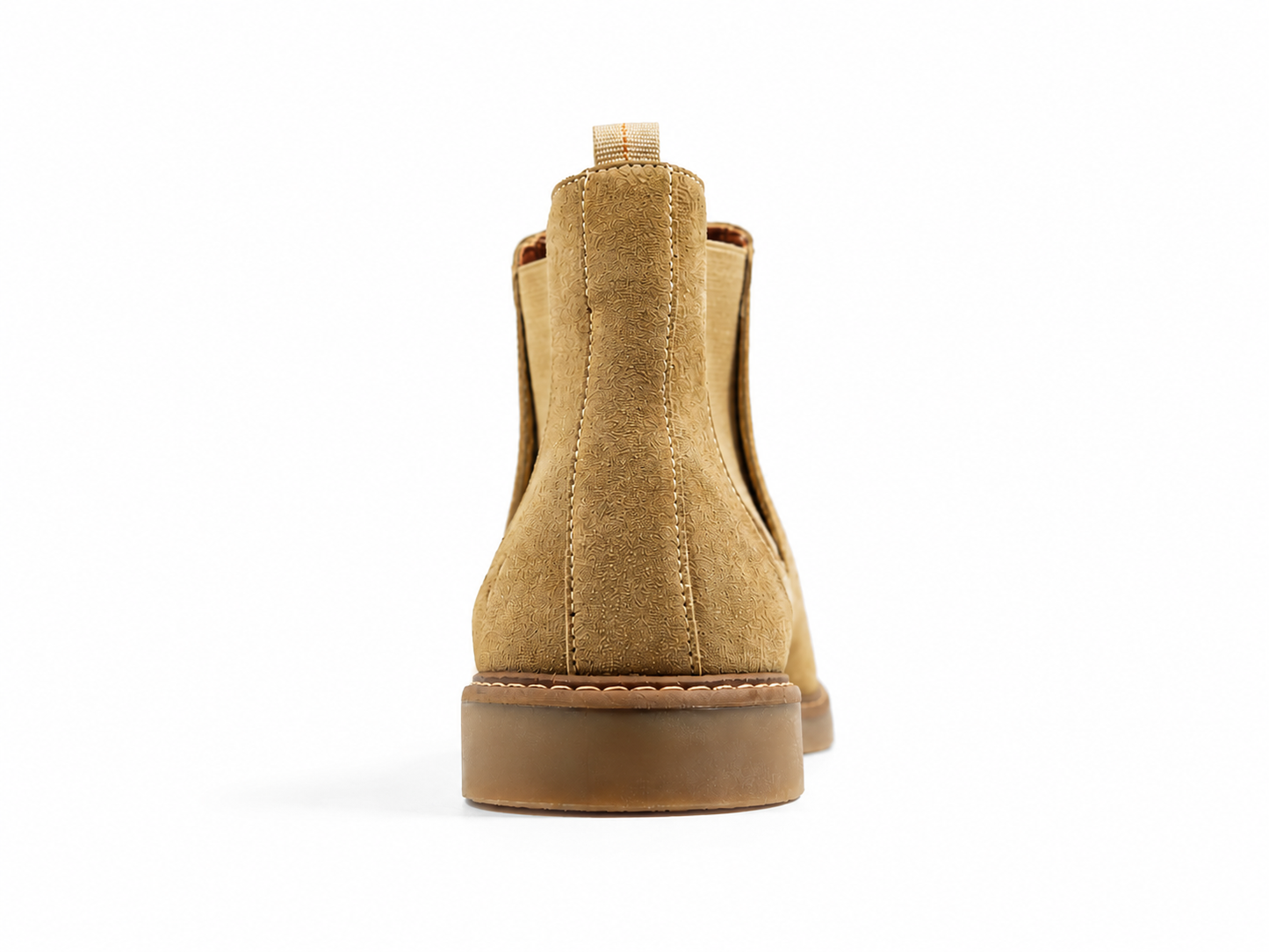 Botín Chelsea Gamuza Beige Triples Enzo 35800 para Caballero