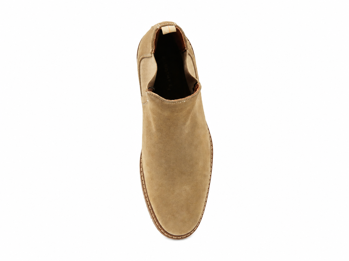 Botín Chelsea Gamuza Beige Triples Enzo 35800 para Caballero