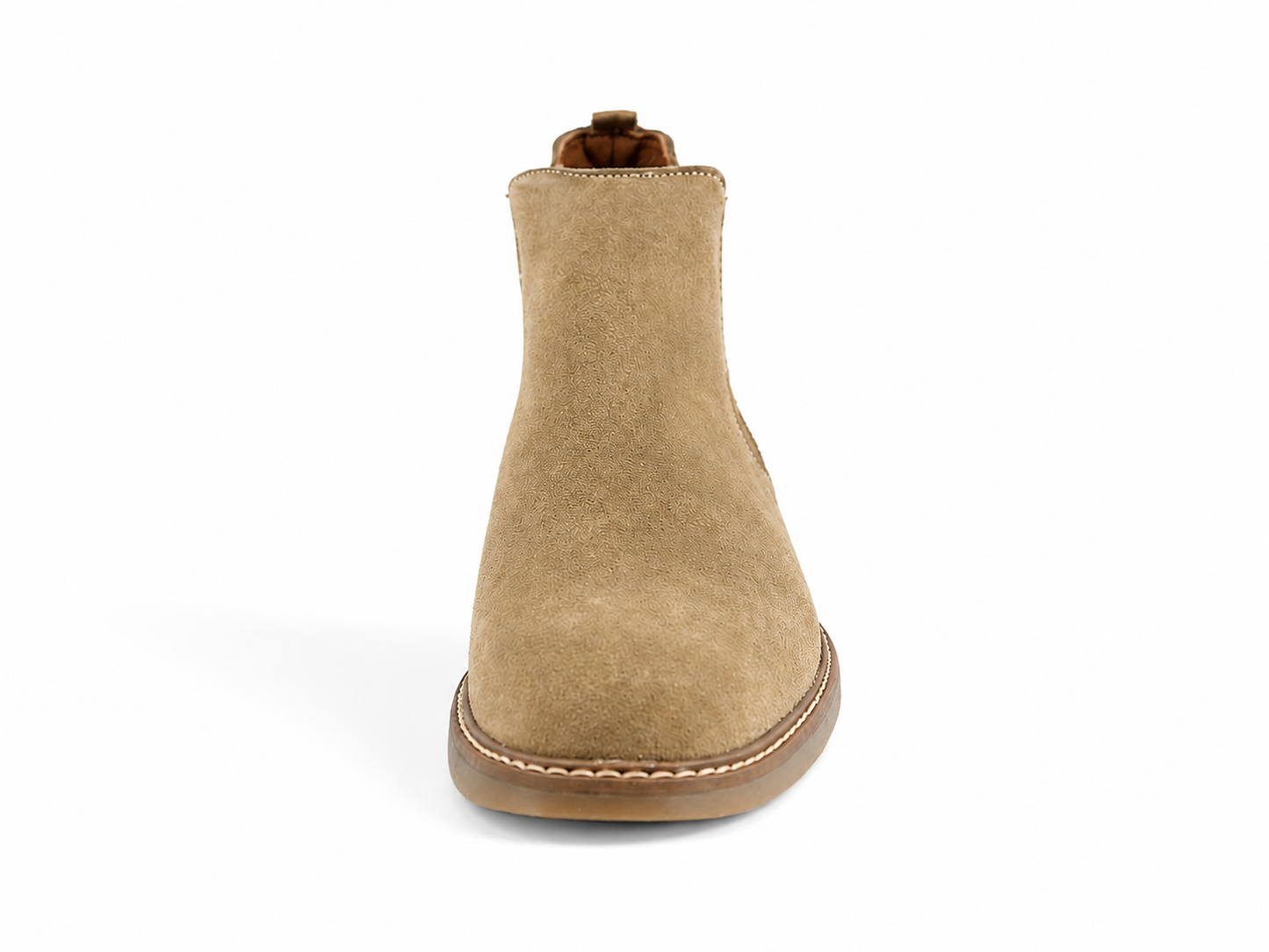 Botín Chelsea Gamuza Beige Triples Enzo 35800 para Caballero