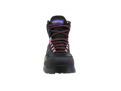 Bota Industrial Goodyear Safetrek GY 102 Lorrenzo Negro para Mujer