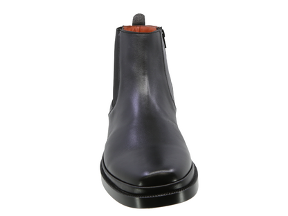 Botín Chelsea de Piel Triples Zurich 36103 Negro para Caballero