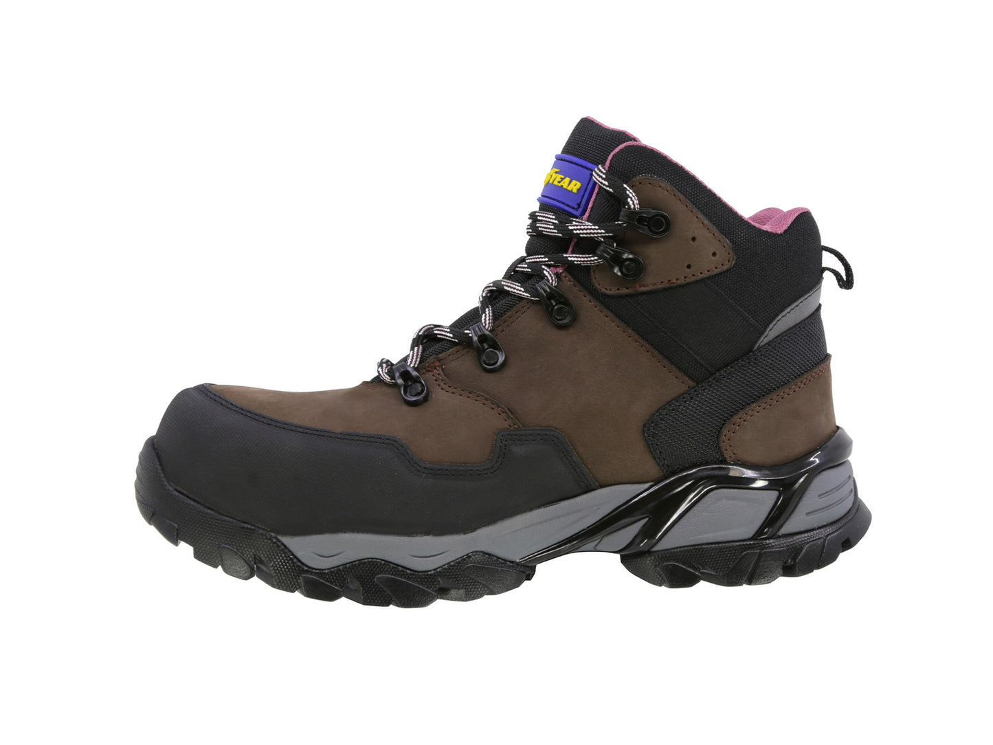 Bota Industrial Goodyear Safetrek GY 103 Café para Mujer