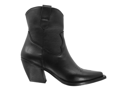 Bota Vaquera Texaban Alba 37660 Negro para Dama