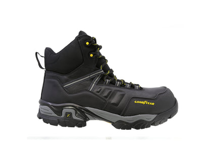 Bota Industrial Goodyear Safetrek GY 100 Negro para Hombre