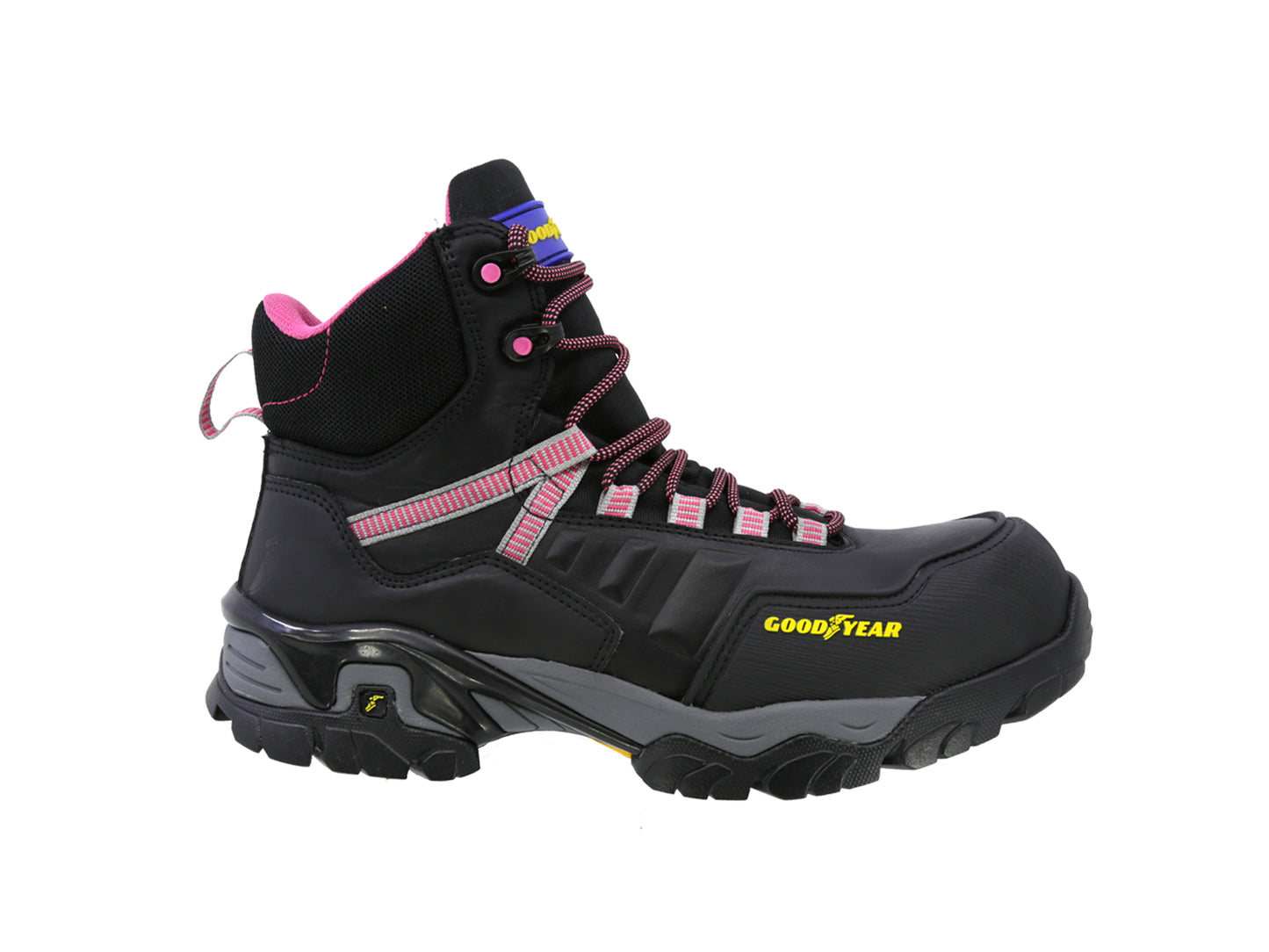 Bota Industrial Goodyear Safetrek GY 102 Lorrenzo Negro para Mujer