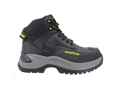 Bota Industrial Goodyear Terramax GY 150 Wrrangler Negro - Gris para Hombre
