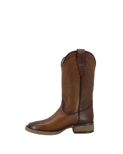 Bota Cowboy de Piel Texaban Texana 36210 Ocre para Mujer