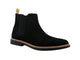 Botín Chelsea Gamuza Negro Triples Enzo 35800 para Hombre