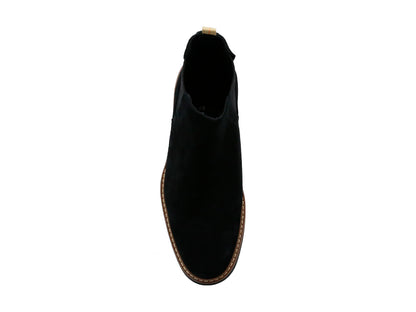 Botín Chelsea Gamuza Negro Triples Enzo 35800 para Hombre