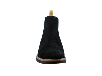 Botín Chelsea Gamuza Negro Triples Enzo 35800 para Hombre