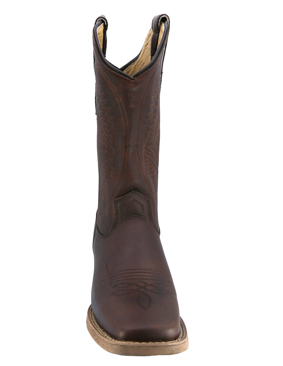 Bota Cowboy de Piel Texaban Texana 36210 Ocre para Mujer