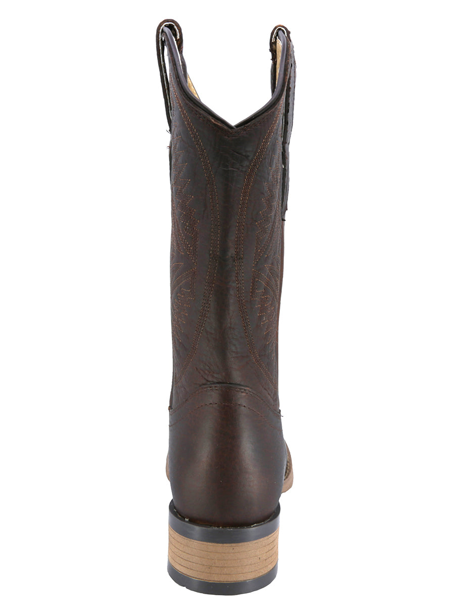 Bota Cowboy de Piel Texaban Texana 36210 Ocre para Mujer