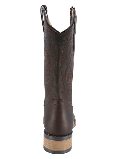 Bota Cowboy de Piel Texaban Texana 36210 Ocre para Mujer