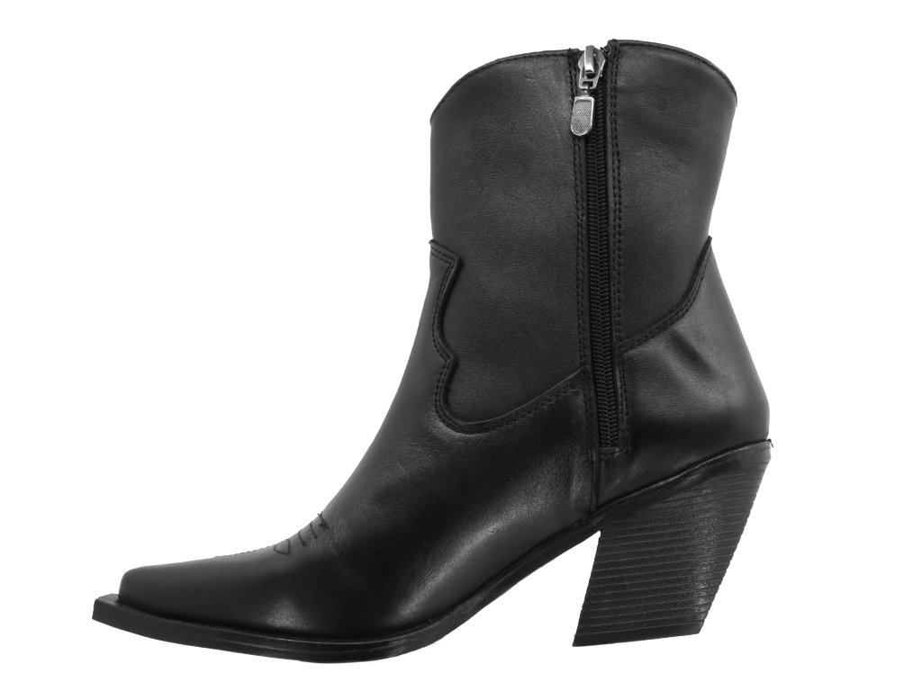Bota Vaquera Texaban Alba 37660 Negro para Dama