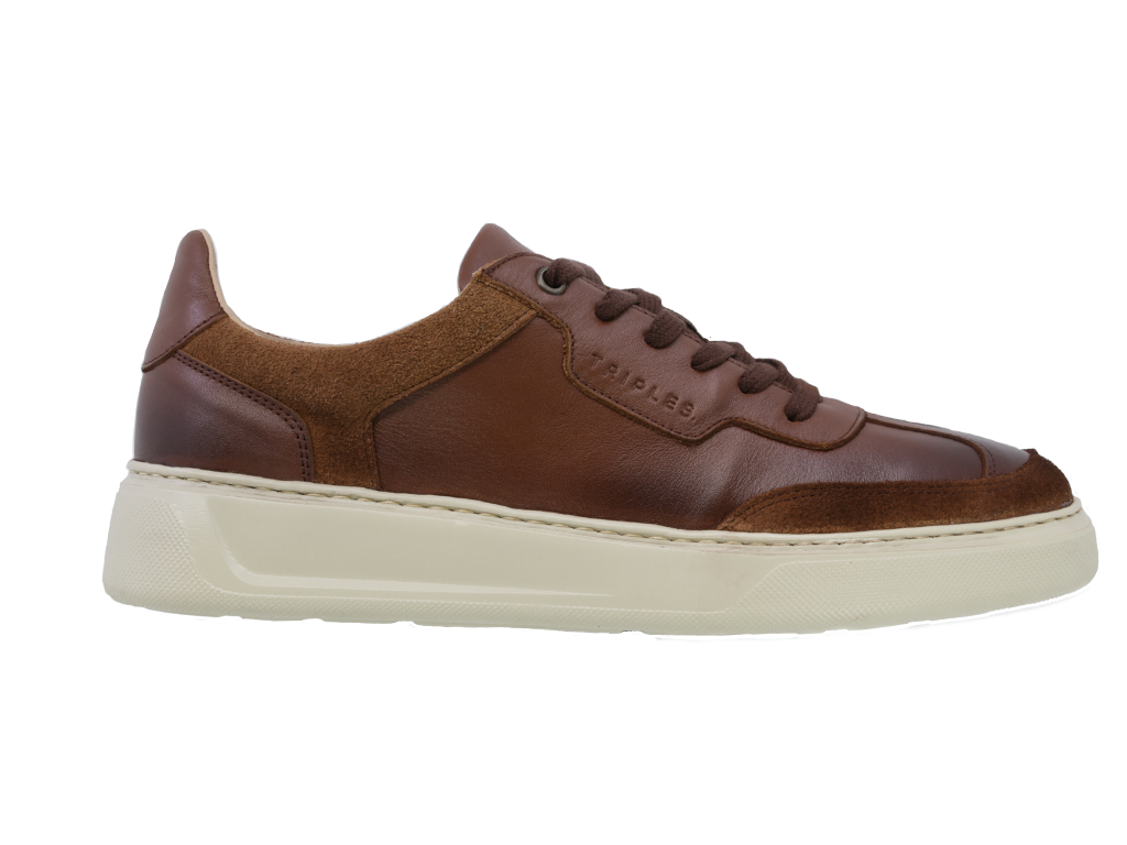 Sneaker Casual de Piel Triples Alo 37630 Miel para Hombre