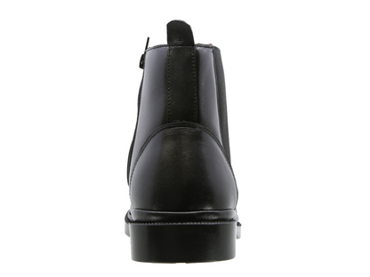 Botín Chelsea de Piel Triples Zurich 36103 Negro para Caballero